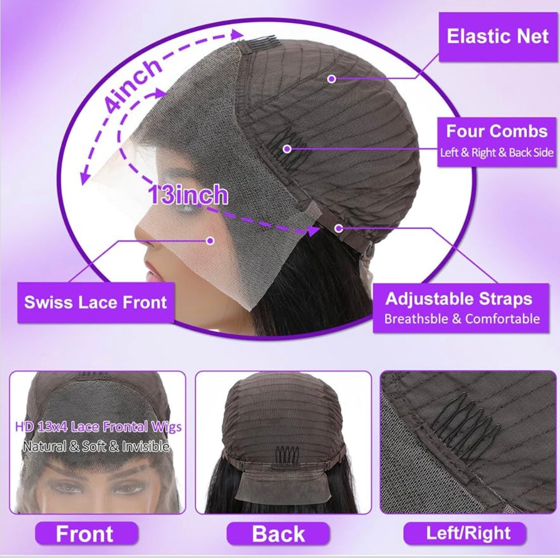 Human Hair Wig High Density